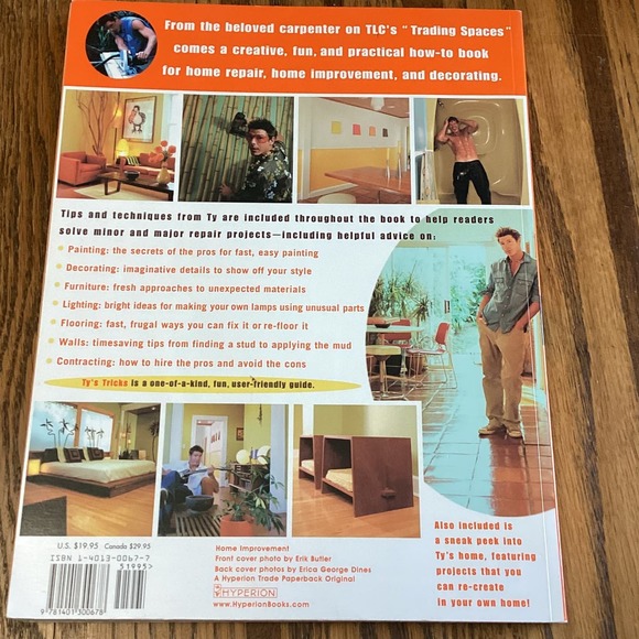 Ty’s Tricks Softcover Book Ty Pennington Home Repair Remodeling Easy Projects - Picture 2 of 9